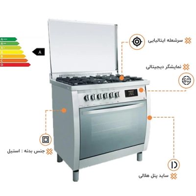 اجاق گاز فردار اخوان مدل M13EDTR - رفیعیان استور 03132101117