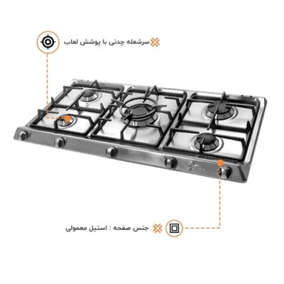 اجاق گاز رومیزی V1 اخوان - رفیعیان استور 03132101117