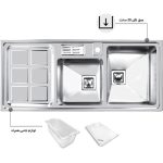 اقلام سینک ظرفشویی باکسی اخوان مدل 318S - رفیعیان استور 03132101117