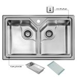 سینک ظرفشویی اخوان مدل 358 - رفیعیان استور 03132101117