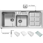 سینک ظرفشویی اخوان مدل 360 - رفیعیان استور 03132101117