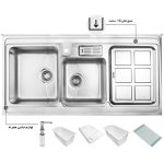سینک ظرفشویی اخوان مدل 362 - رفیعیان استور 03132101117