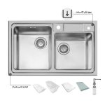 سینک ظرفشویی اخوان مدل 380 - رفیعیان استور 03132101117