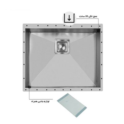 سینک ظرفشویی اخوان مدل 400 - رفیعیان استور 03132101117