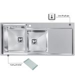 اقلام سینک ظرفشویی باکسی اخوان مدل 601S - رفیعیان استور 03132101117