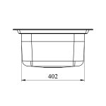 سینک دو لگنه استیل کن مدل S8112 - رفیعیان استور 03132101117