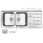 سینک کن P8022 - رفیعیان استور 03132101117