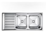 سینک دو لگنه استیل کن مدل S8102 - رفیعیان استور 03132101117