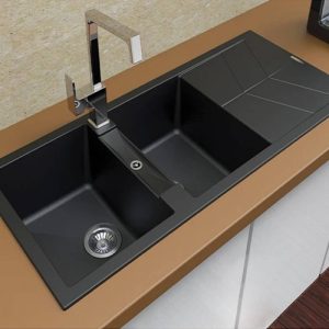 سینک گرانیتی دو لگنه کن مدل jazz - رفیعیان استور 03132101117