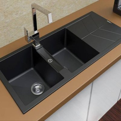 سینک گرانیتی دو لگنه کن مدل jazz - رفیعیان استور 03132101117